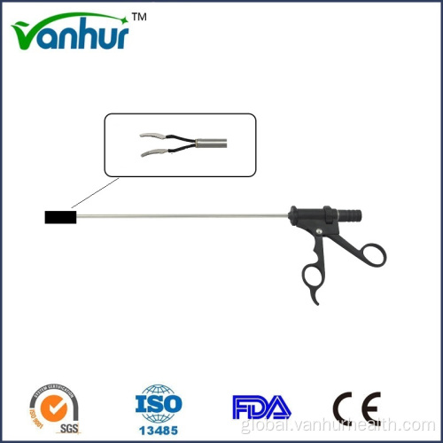 Laparoscopic Bipolar Forceps Bipolar Coagulating Forcep Plastic Handle Manufactory